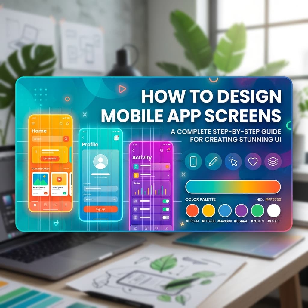 How to Design Mobile App Screens featured image