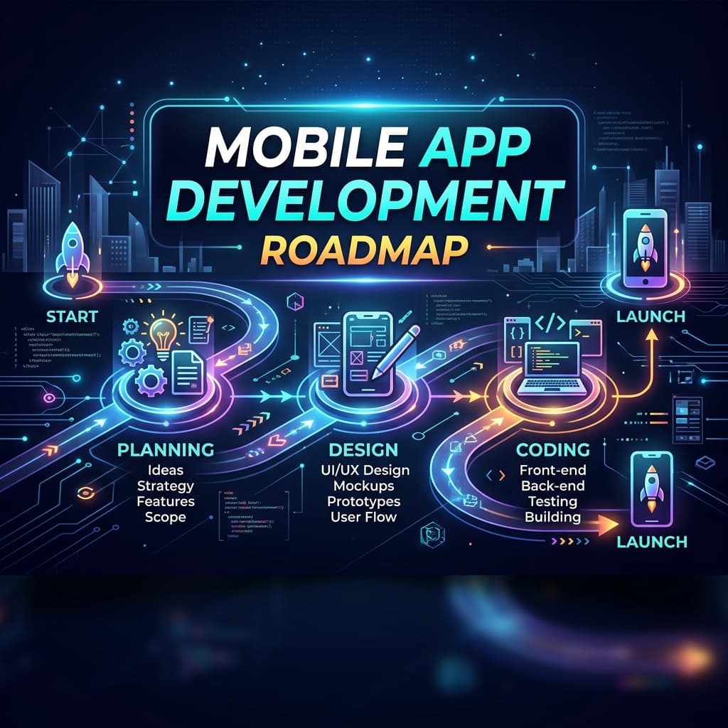 Mobile App Development Roadmap for Beginners featured image