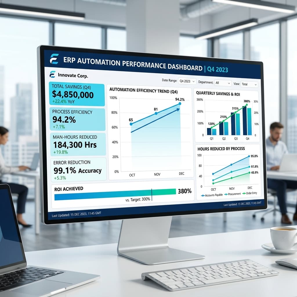 Small Business ERP Automation Case Studies (Real ROI) featured image