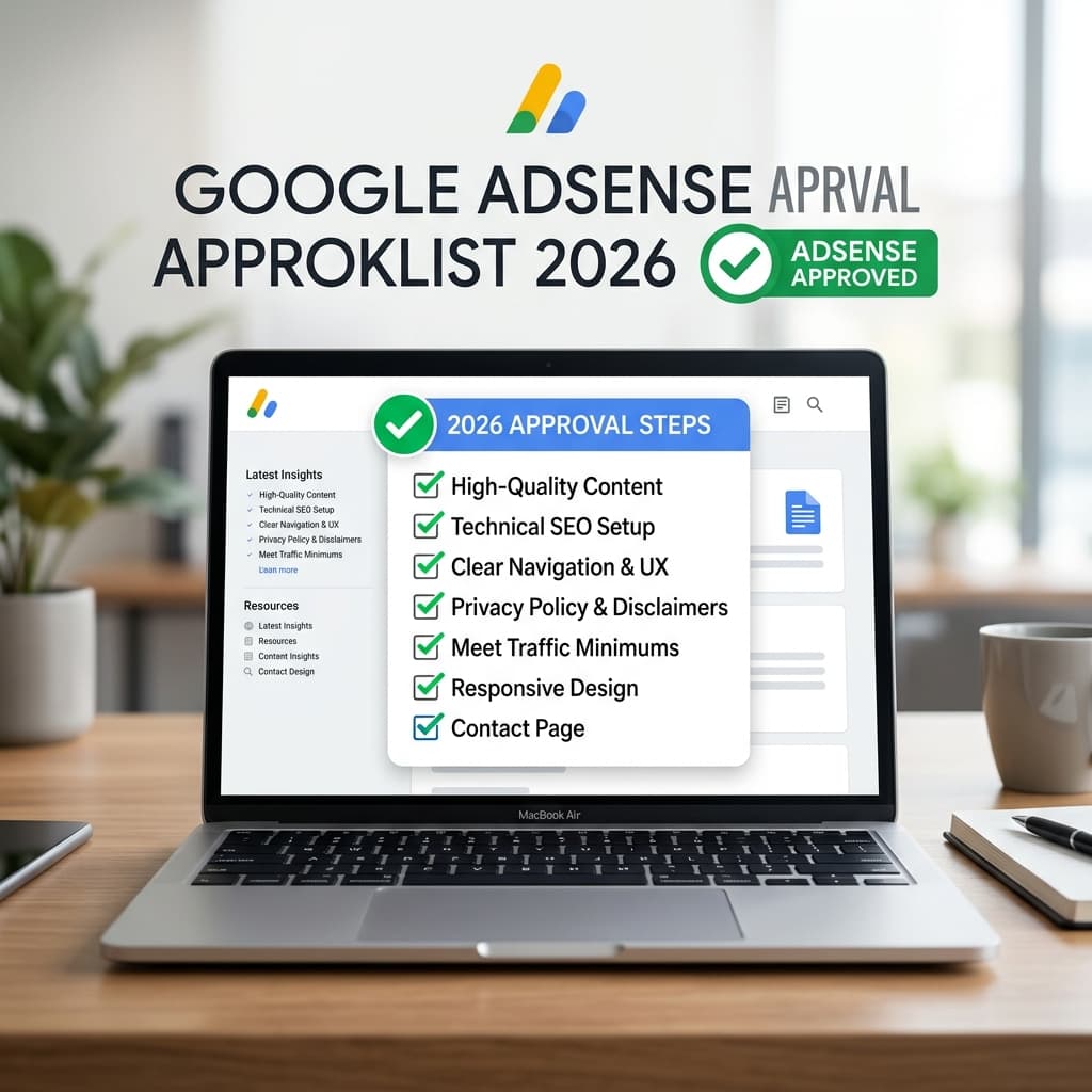 How to Get Google AdSense Approval: Complete Blueprint for New Websites featured image